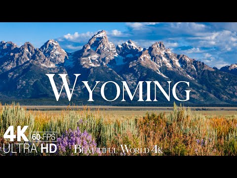 Wyoming 4K Meditation Relaxation Film - Beautiful Relaxing Music - Amazing Nature