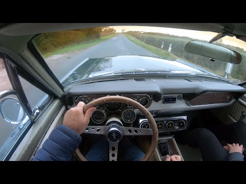 1966 Ford Mustang GT 302 V8 Tremec T5 Manual - POV Test Drive | Fantastic Burble