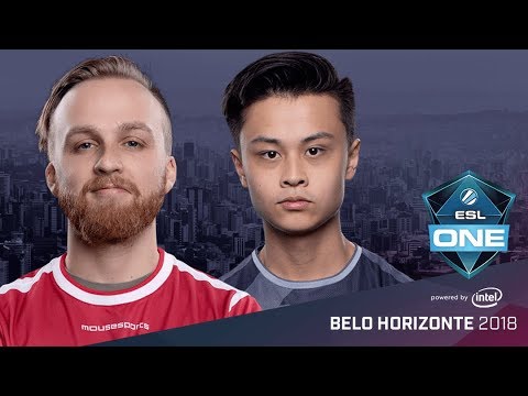 CS:GO - mousesports vs. SK [Dust2] Map 1 - Semifinal - ESL One Belo Horizonte 2018