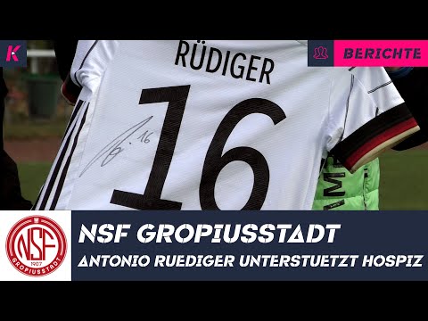 Benefizaktion der NSF Gropiusstadt: Fußball-Star Antonio Rüdiger unterstützt Neuköllner Hospiz