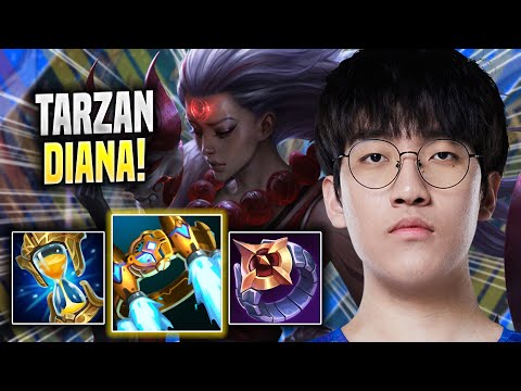 TARZAN DESTROYING WITH DIANA! - LNG Tarzan Plays Diana JUNGLE vs Nidalee! | Season 2022