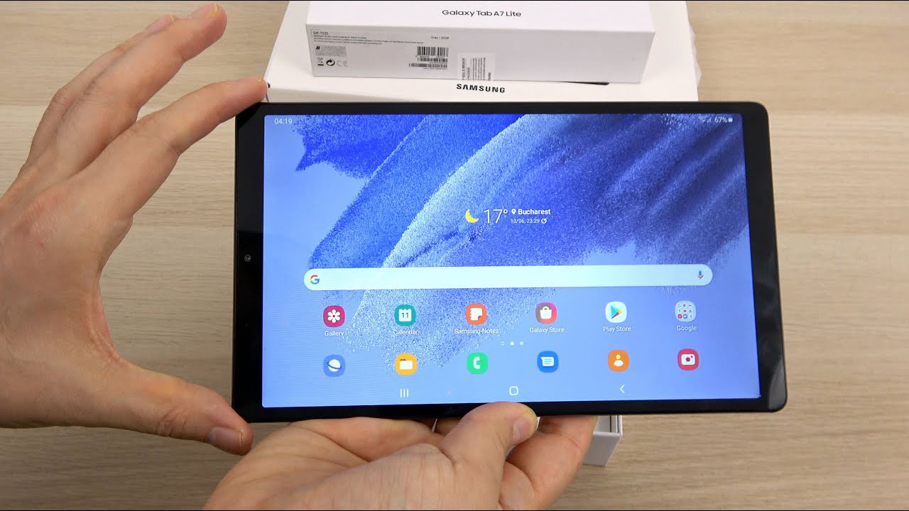 Samsung Galaxy Tab A7 Lite Unboxing