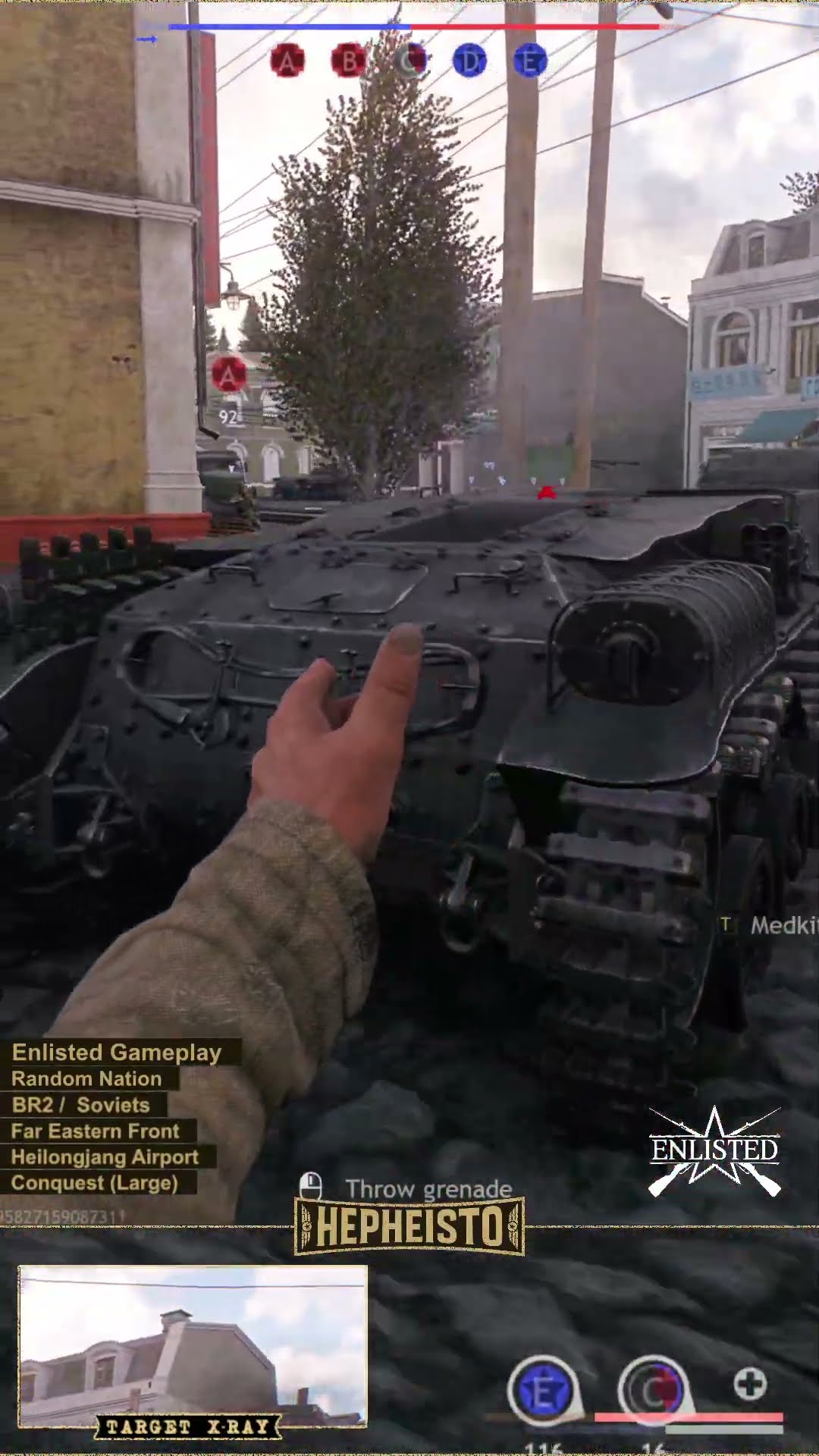 Assaulter eliminates Tank Ta-Se with Explosive Pack
