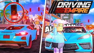 FOLLOWING ALL TRAFFIC RULES FOR 24 HOURS IN ROBLOX DRIVING EMPIRE!!! (COPS CAME)