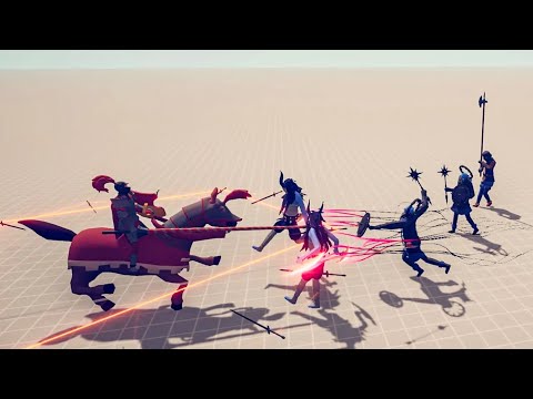 EVIL TEAM vs RENAISSANCE TEAM  - Totally Accurate Battle Simulator TABS