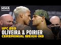 Charles Oliveira, Dustin Poirier Intense In Last Faceoff | UFC 269 | MMA Fighting