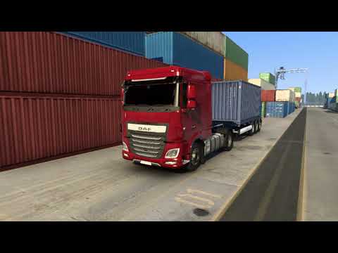 DAF XF | Euro Truck Simulator 2 | ETS2 Gameplay | [ ASMR ]