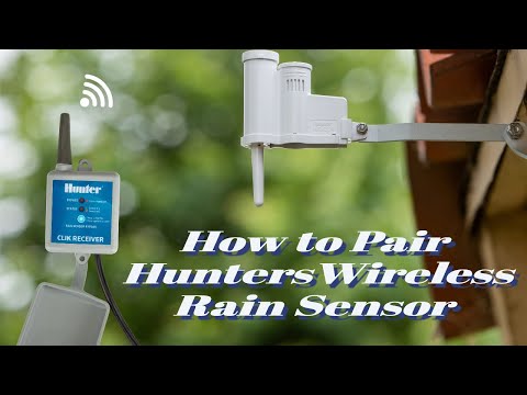 How to Pair Hunter's Wireless Rain Sensor