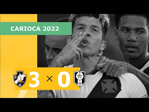 Vasco 3 x 0 Resende - Gols - 13/03 - Campeonato Carioca 2022