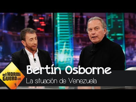 Bertín Osborne manda un mensaje sobre lo que está pasando en Venezuela - El Hormiguero 3.0