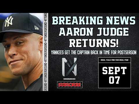 BREAKING NEWS: Aaron Judge RETURNS!
