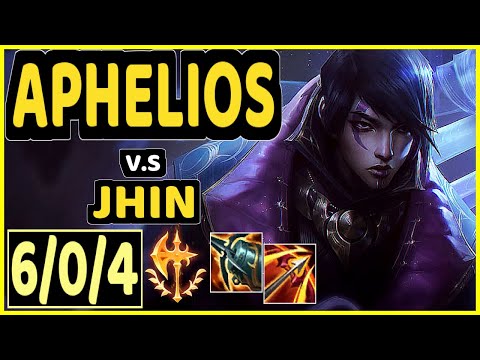 LOST (APHELIOS) vs JHIN - 6/0/4 KDA BOTTOM ADC CHALLENGER GAMEPLAY - NA