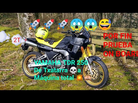 REVIVE YAMAHA TDR 250 | ON BOARD TEST. POR FIN FUNCIONA OK!!! FULL GAS!!!