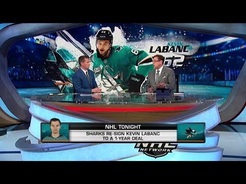 NHL Tonight: LaBanc re - signs with the Sharks on a one year deal Jul 8, 2019