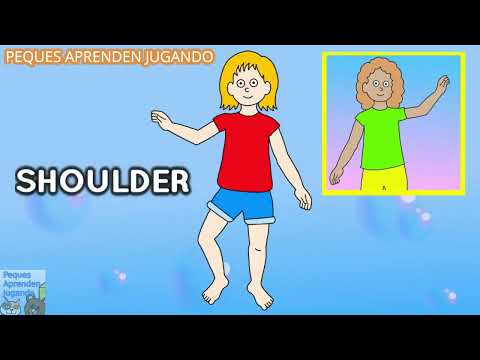 Partes del cuerpo en inglés. Video para niños. Peques Aprenden Jugando