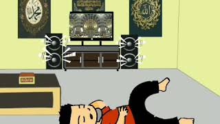 Download lagu Animasi story wa Sholawat habib Syech mp3