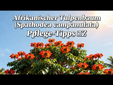 Afrikanischer Tulpenbaum (Spathodea campanulata) 🌺 | Pflege, Standort & Tipps exotische Blütenpracht