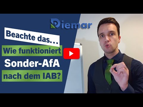 Unbedingt beachten: Wie die Sonder-AfA nach dem IAB funktioniert!