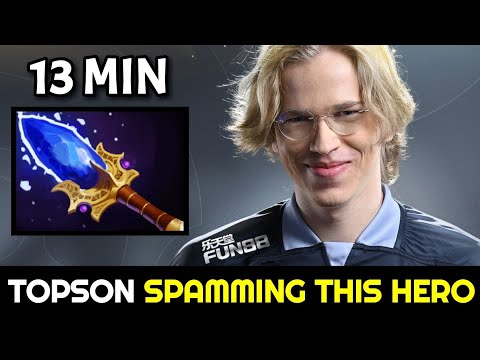 TOPSON keep Spamming this Hero with 13min Scepter Dota 2