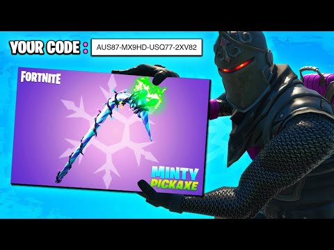 HOW TO GET FREE PICKAXE CODE IN FORTNITE! (Free Minty Pickaxe Codes)