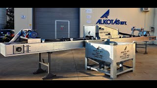 Alkotás SZB-30/40 felsőpályás betároló szalagok – szemes termény szalagos betároló rendszer