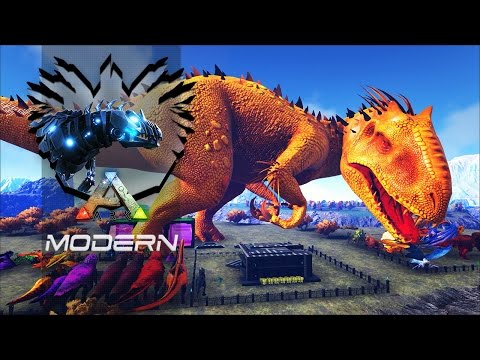 ARK Mods Volcano T3EP45 - Alpha Indominus Rex, Comes Alive 1.2!
