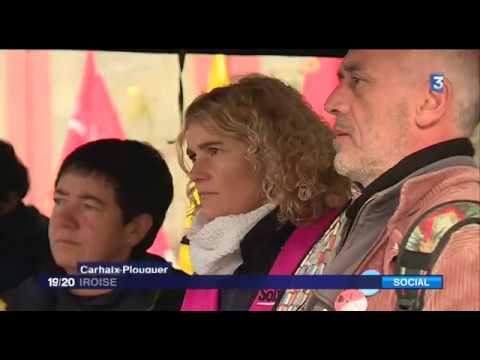 France 3 Iroise - Poursuite de la grève à la Poste à Carhaix