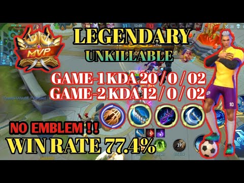 BRUNO PERFECT GAMEPLAY UNKILLABLE BRUNO BEST MARKSMAN | BEST BUILD 2020 | MOBILE LEGENDS |