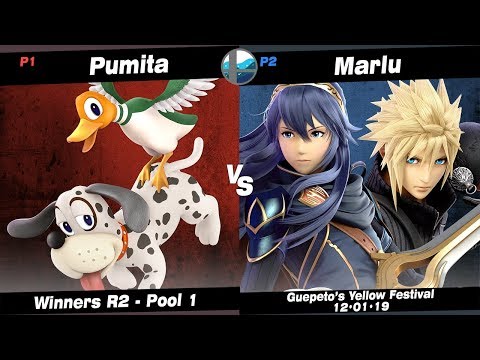 GYF: Pumita (Duck Hunt) vs SU | Marlu (Cloud, Lucina) - Pool 1 WR2