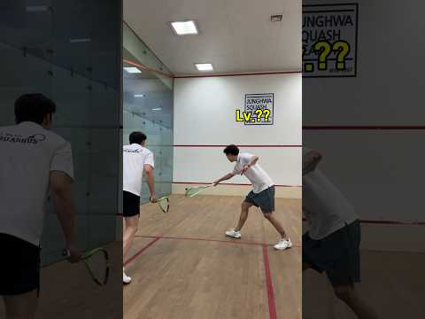 나는 레벨 몇정도 될까?? #쇼츠 #squash #스쿼시 #테니스 #shorts #트릭샷