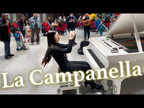 Absolutely Amazing Public Piano Performance Of La Campanella!