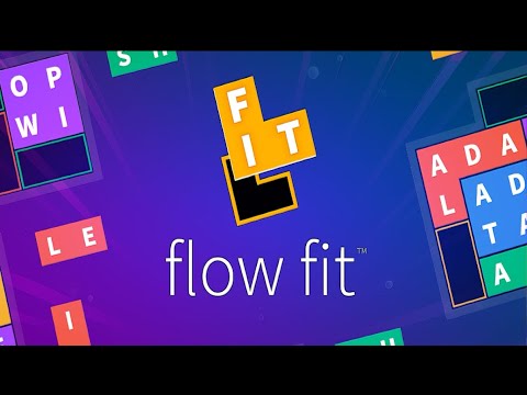 Flow Fit - Word Puzzle (by Big Duck Games) IOS Gameplay Video (HD)