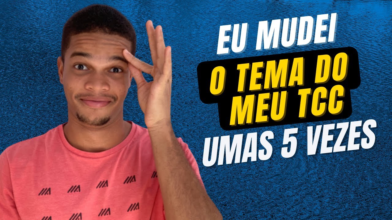 COMO EU ENCONTREI O MEU TEMA DE TCC (Faculdade de História)