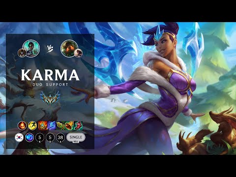 Karma Support vs Nautilus - KR Challenger Patch 12.8