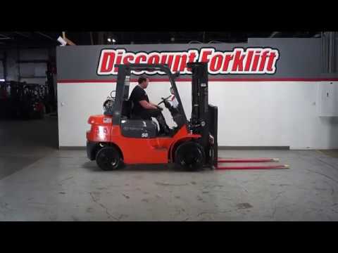 TOYOTA 7-series 7FGU25 5,000lb LP (Propane) #0023 - Forklift for Sale