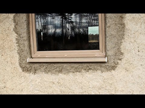 Strawbale Vlog 48 - obróbka zewnętrzna okien przed zimą