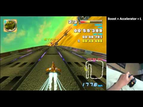 F-Zero GX: Sand Ocean Lateral Shift Staff Ghost beaten with 1 hand