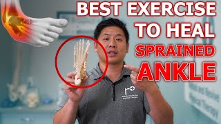 One Exercise for Ankle Sprain RECOVERY | Physical Therapist Teaches