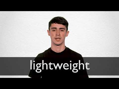 LIGHTWEIGHT definition in American English