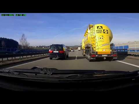 On the German Autobahn: A3 from Austrian border to A92 Deggendorf