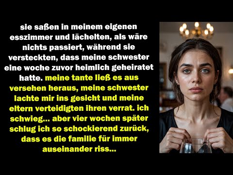 My sister married secretly – four weeks later I took revenge and destroyed the family