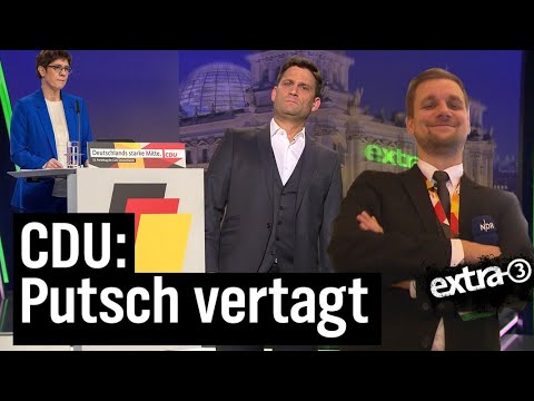 CDU-Parteitag: Eine schrecklich nette Familie | extra 3 | NDR