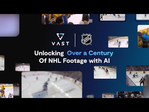 Unlock NHL History with AI | Kinetic Typography | Promotional | VAST Data