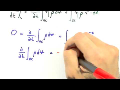 Me Salva! ESI03 - Conservação de massa para um volume de controle