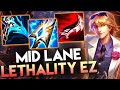 STOMPING MID LANE WITH LETHALITY EZREAL