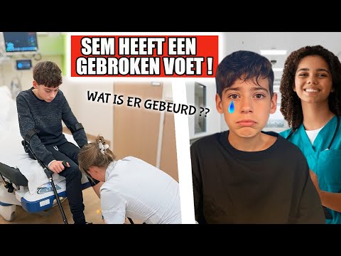 SEM HEEFT ZIJN VOET GEBROKEN !! (MAAR NU ECHT !!) - De Bakkertjes #971