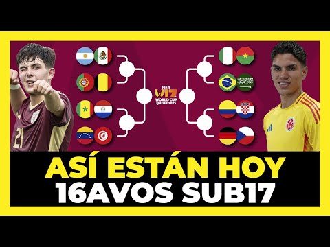 This is how the Round of 32 of the U17 World Cup is shaping up 🇧🇷🇨🇴🇻🇪🇨🇱🇵🇾🇦🇷🇧🇴🏆