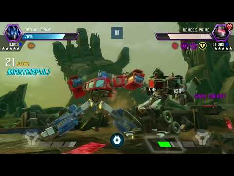R4 Optimus Prime vs Vexed Nemesis prime