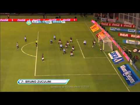 Gol Zuculini. San Lorenzo 1 Racing 2. Fecha 9. Torneo Final 2013