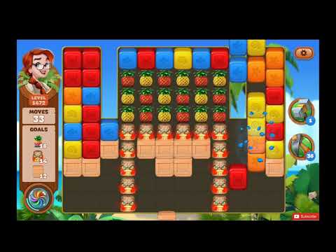 Lost Island Blast Adventure Level 1472 NO BOOSTERS - A S GAMING ✔